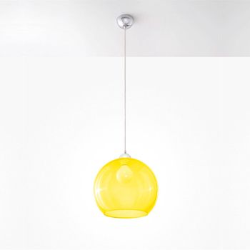 Lámpara De Techo Ball Colgante Amarillo Ø30 Cm