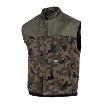 Chaleco Acolchado De Camuflaje - Talla M