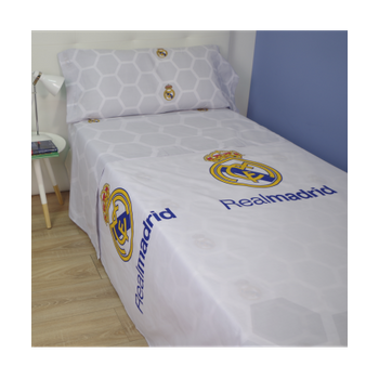 10xdiez Juego De Sabanas Real Madrid 171166c  | (cama 90 Cm - Estampado)