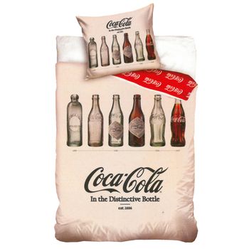 10xdiez Funda Nórdica 2 Piezas Coca-cola 201017  | (cama De 90cm - Beige)