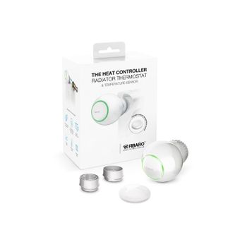 Kit De Cabezal Termostático Y Sensor De Temperatura Z-wave+ - Regulador De Calor - Fibaro