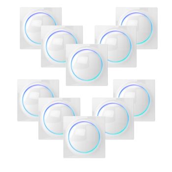 Juego De 10 Interruptores Z-wave Inteligentes - Walli Switch - Fibaro