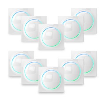 Juego De 10 Dimmers Conectados - Walli Dimmer - Fibaro