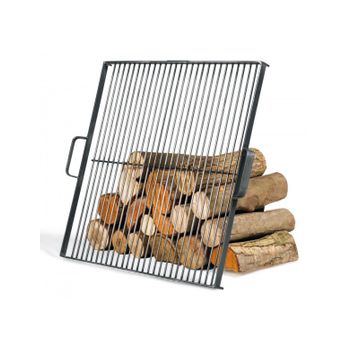 Grille De Cuisson Carrée Pour Braséro En Acier 44 Cm