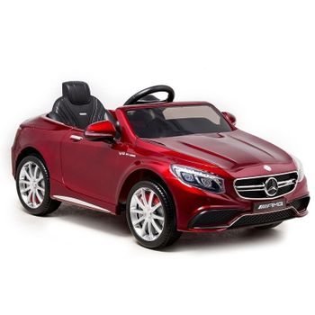 Mercedes - S63 Coche Eléctrico Infantil, 12 Voltios,control Remoto 2,4ghz, 1 Plaza/s