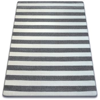 Alfombra Sketch - F758 Gris/blanco - Rayas 140x190 Cm