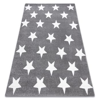 Alfombra Sketch - Fa68 Gris/crema - Estrellitas Estrellas 180x270 Cm