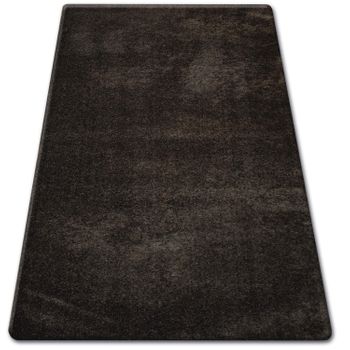 Alfombra Shaggy Micro Marrón 180x270 Cm