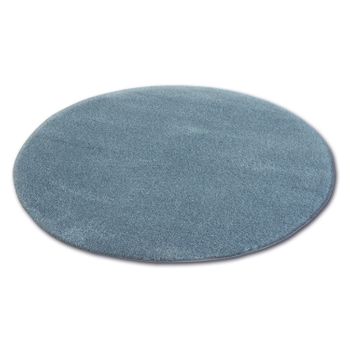 Alfombra Círculo Shaggy Micro Gris Circulo 120 Cm