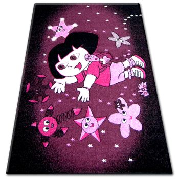 Alfombra Pilly 7818 Dora - Purpura/negro 160x220 Cm