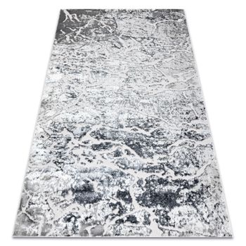 Alfombra Mefe Moderna 6182 Hormigón - Structural Dos Niveles De Vell� 80x150 Cm