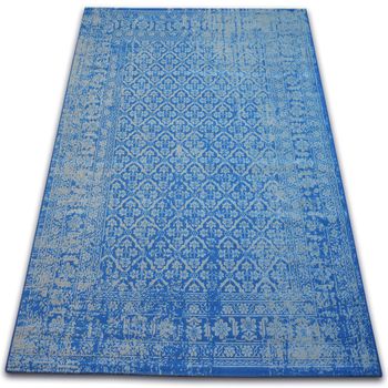 Alfombra Vintage Flores 22209/543 Azul 120x170 Cm