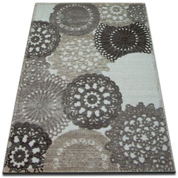 Alfombra Acrílica Yazz 7666 Beige Oscuro/beige Claro 133x190 Cm