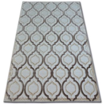 Alfombra Acrílica Yazz 9717 Beige Oscuro/beige Claro 133x190 Cm