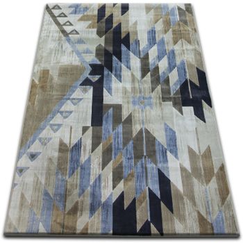 Alfombra Drop Jasmine 758 Azul Claro/color Humo 133x190 Cm