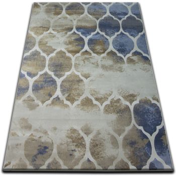 Alfombra Drop Jasmine 761 Beige Oscuro/azul 133x190 Cm