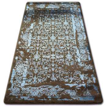 Alfombra Acrílica Manyas 0920 Marrón/azul 240x350 Cm