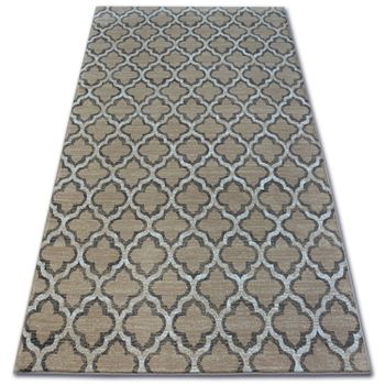 Alfombra Argent - W4030 Enrejado Trébol Marroquí Beige 200x290 Cm