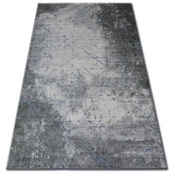 Alfombra Acrílica Yazz 6076 Hormigón Azul/gris  133x190 Cm