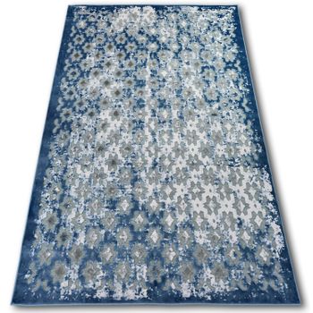 Alfombra Acrílica Yazz 7006 Oriente Gris/azul/marfil 80x150 Cm