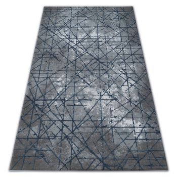 Alfombra Acrílica Valencia 3949 Industrial Gris/azul 240x350 Cm