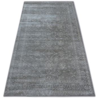 Alfombra Nobis 84283 Vintage Recuadro Color Caqui 120x170 Cm