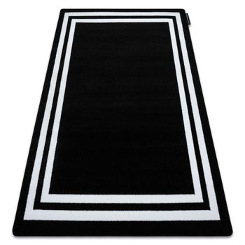 Alfombra Hampton Cuadro Negro 120x170 Cm