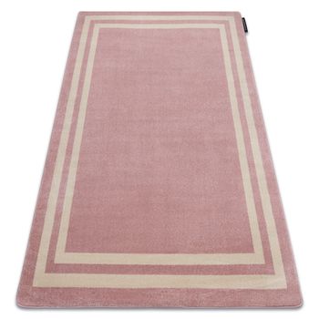 Alfombra Hampton Cuadro Rosa 160x220 Cm