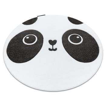 Alfombra Petit Panda Círculo Blanco Circulo 120 Cm