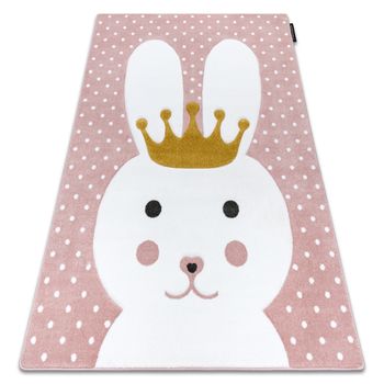 Alfombra Petit Bunny Conejito Conejo Rosa 120x170 Cm