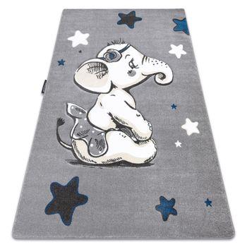 Alfombra Petit Elephant Elefante Estrella Gris 180x270 Cm