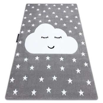 Alfombra Petit Cloud Nube Estrellas Gris 200x290 Cm