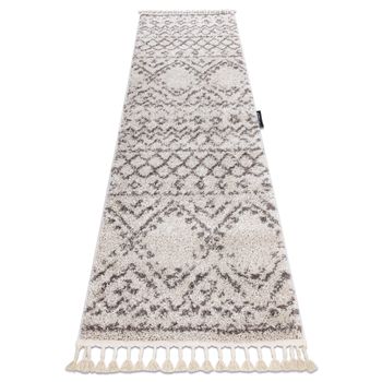 Alfombra, Alfombra De Pasillo Berber Rabat Crema – Para La Cocina, E 70x300 Cm