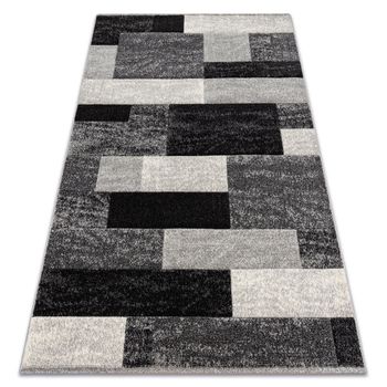 Alfombra Feel 5756/16811 Rectángulos Gris 280x370 Cm