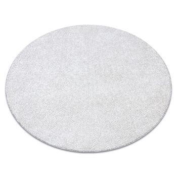 Alfombra Santa Fe Crema 031 Llanura Color Sólido Circulo 100 Cm