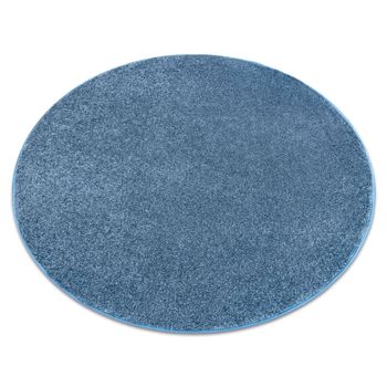 Alfombra Santa Fe Círculo Azul 74 Llanura Color Sólido Circulo 100 Cm