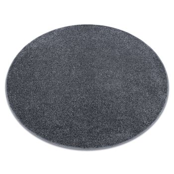 Alfombra Santa Fe Círculo Gris 97 Llanura Color Sólido Circulo 133 Cm