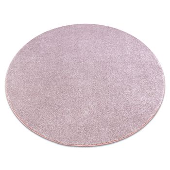 Alfombra San Miguel Rubor Rosado 61 Llanura Color Sólido Circulo 100 Cm