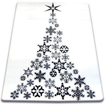 Alfombra Xmas - F792 Crema/negro 100x170 Cm