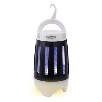 Lámpara Anti-mosquitos, Lámpara Camping Led 2 En 1, Recargable Usb Radio Acción 40 M², Camping Blanco/negro 2 W Camry Cr 7935