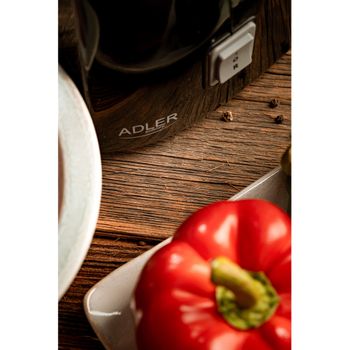 Picadora De Carne Eléctrica, Embutidora Salchichas, 3 Discos Corte Y Cuchilla Acero Inoxidable Negro/plata 1800w Adler Ad 4811