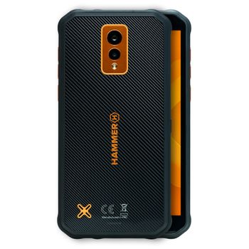 Smartphone Hammer Energy X 4g Lte Resistente Al Agua Ip69, Negro / Naranja
