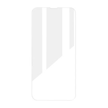Protector de pantalla para iPhone 13, 13 Pro, Vidrio reforzado con TPU,  Máxima resistencia, Borde flexible negro