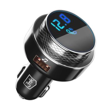 Transmisor Fm Bluetooth Cargador De Mechero Usb De Carga Rápida 30w