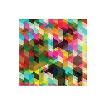 Papel Pintado 3d -  Colourful Geometry (350x270 Cm)