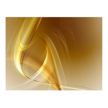 Papel Pintado 3d -  Gold Fractal Background (250x193 Cm)