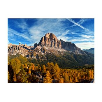 Papel Pintado 3d -  Panorama De Las Dolomitas En Italia (250x193 Cm)