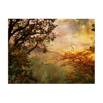 Papel Pintado 3d -  Painted Autumn (350x270 Cm)