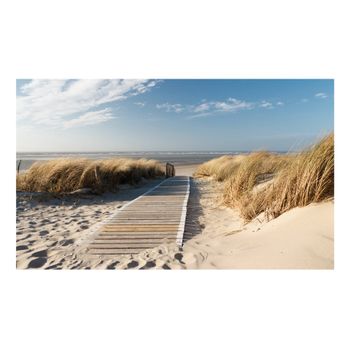 Papel Pintado 3d -  La Playa Del Mar Del Norte, Langeoog (450x270 Cm)
