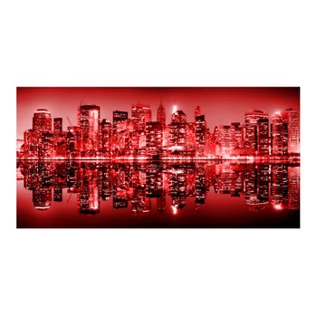 Fotomural Xxl - Red-hot Nyc (550x270 Cm)